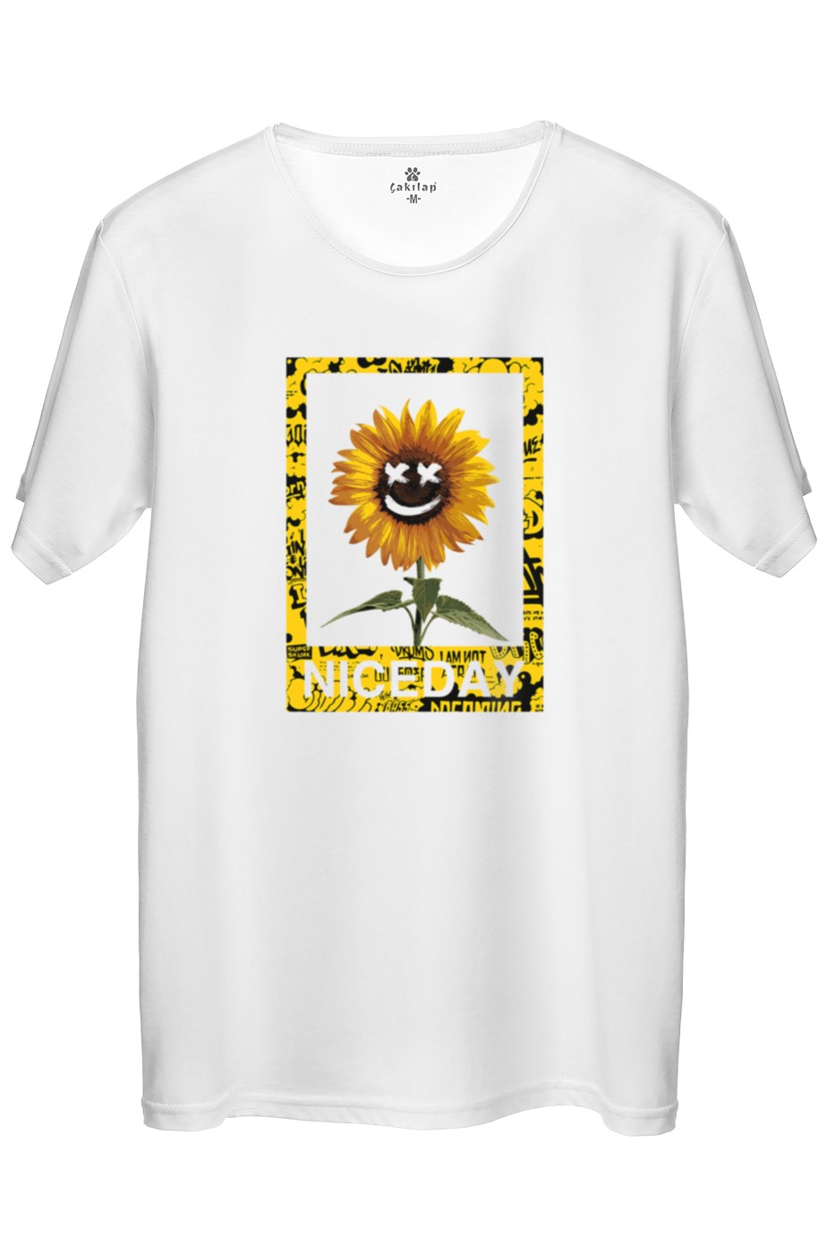 Nice Day Baskılı Regular Tişört
