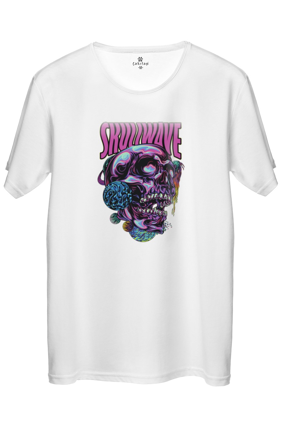 Skullwave Baskılı Regular Tişört