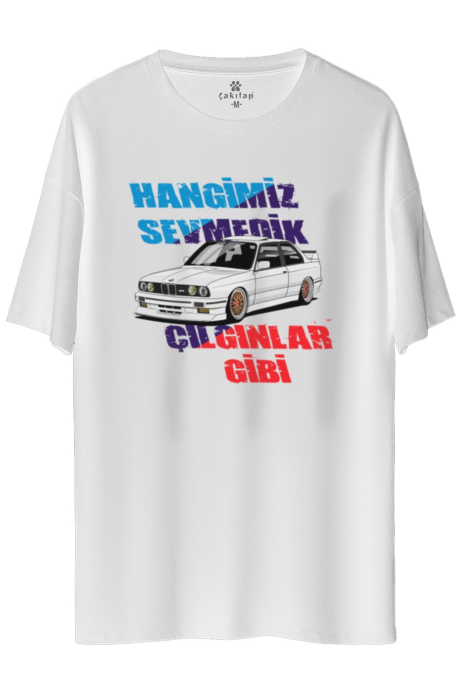 Bmw E30 Baskılı Oversize Tişört