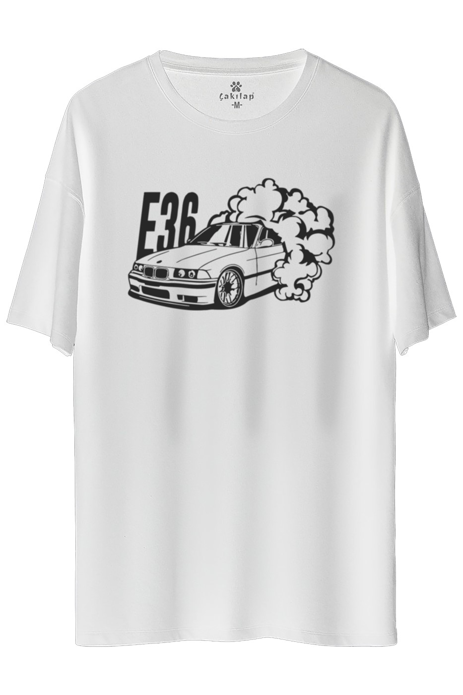 Bmw E36 Baskılı Oversize Tişört