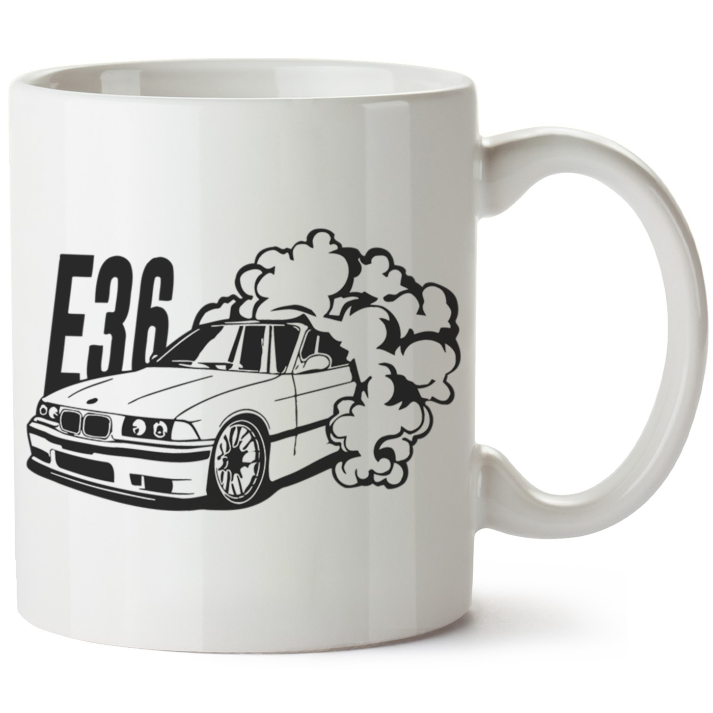 Bmw E36 Baskılı Porselen Kupa Bardak