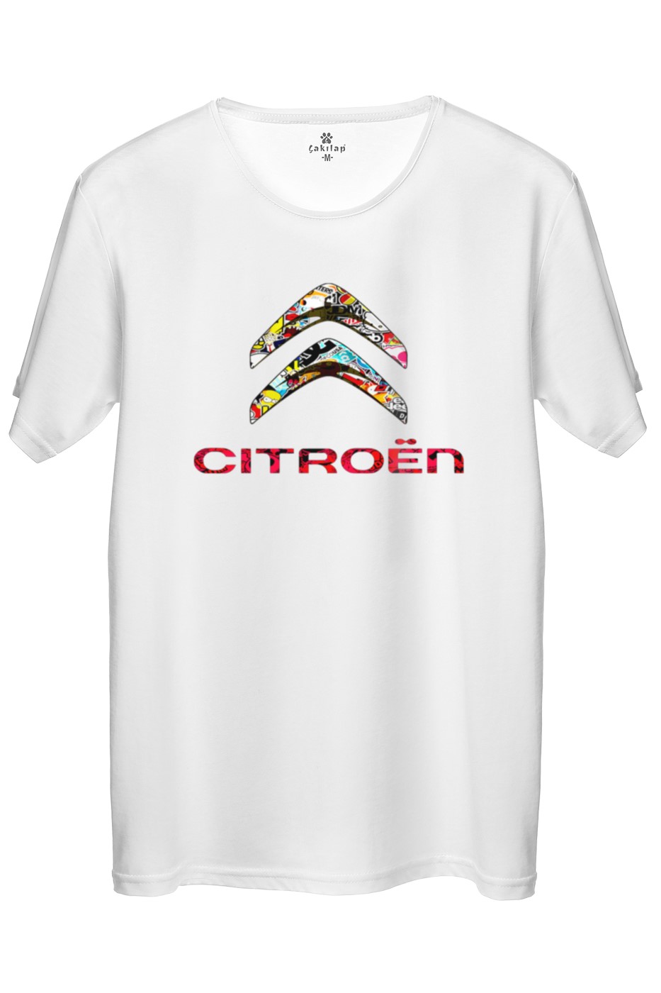 Citroen Logo Baskılı Regular Tişört