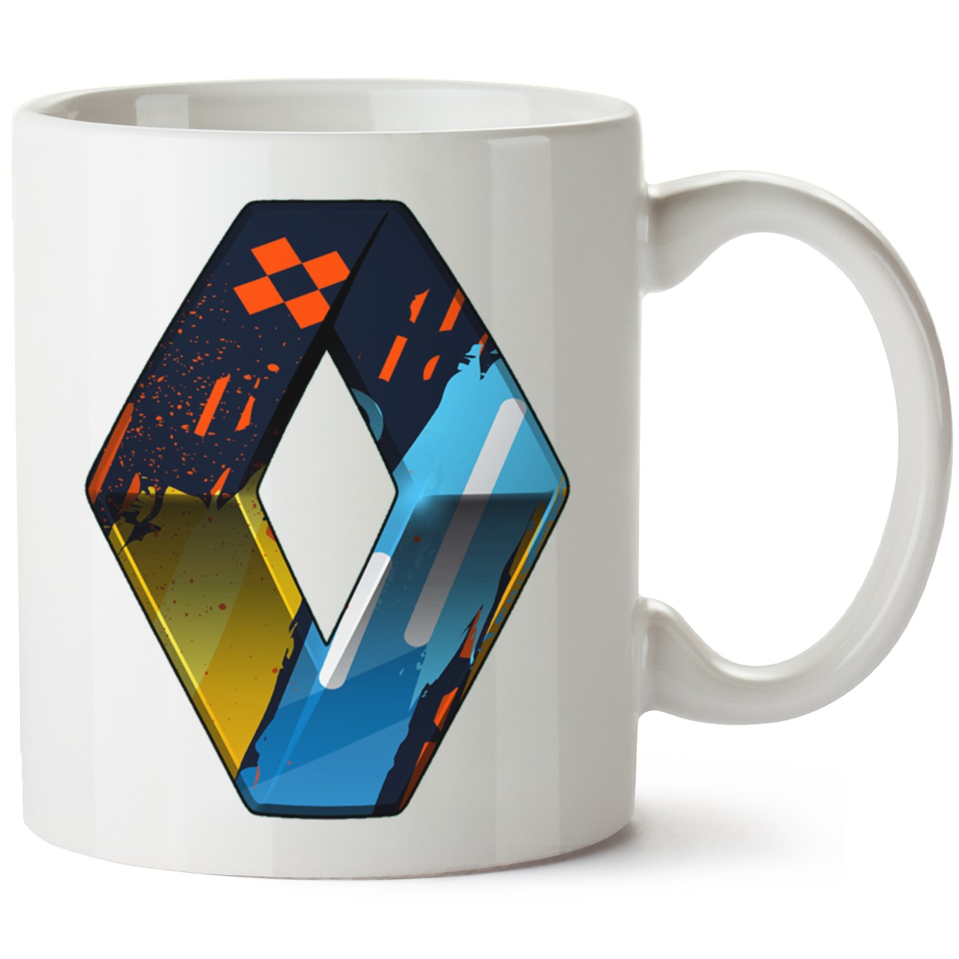 Renault Logo Baskılı Porselen Kupa Bardak