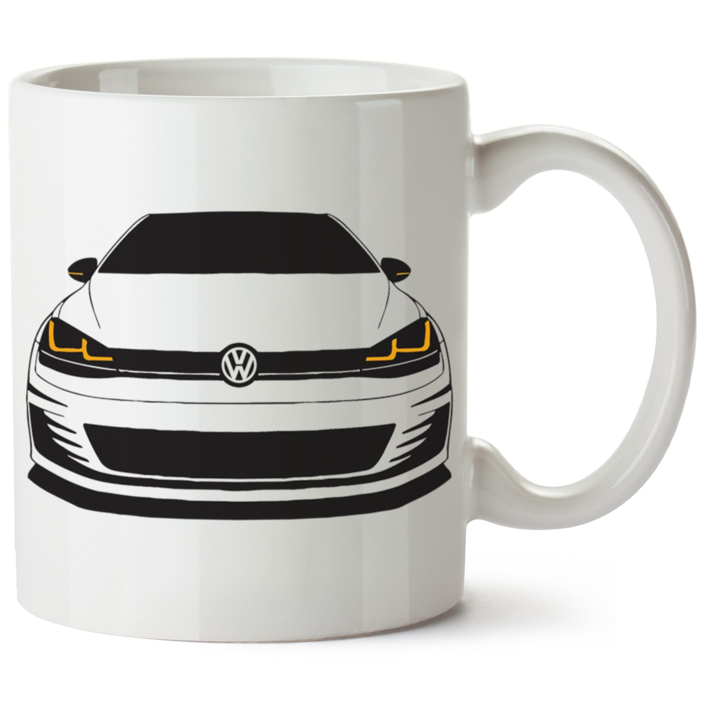 Vw Golf 7 Baskılı Porselen Kupa Bardak