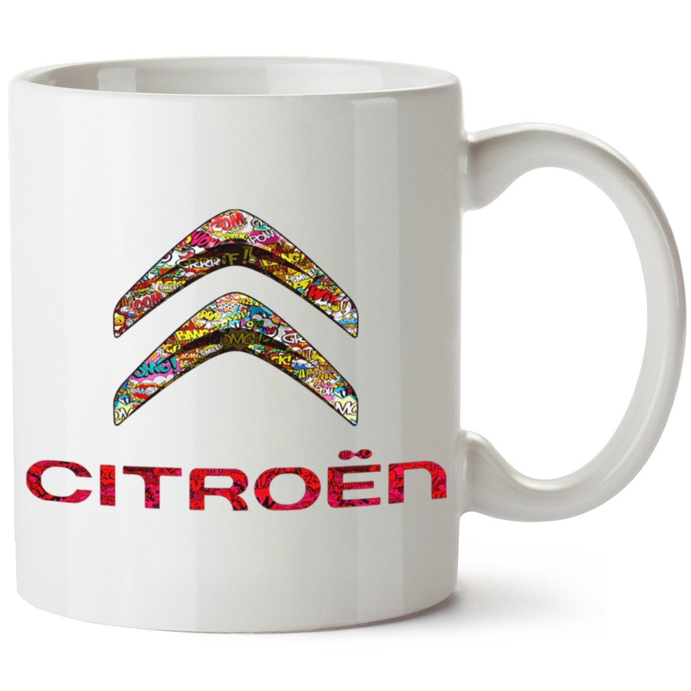 Citroen Logo Baskılı Porselen Kupa Bardak
