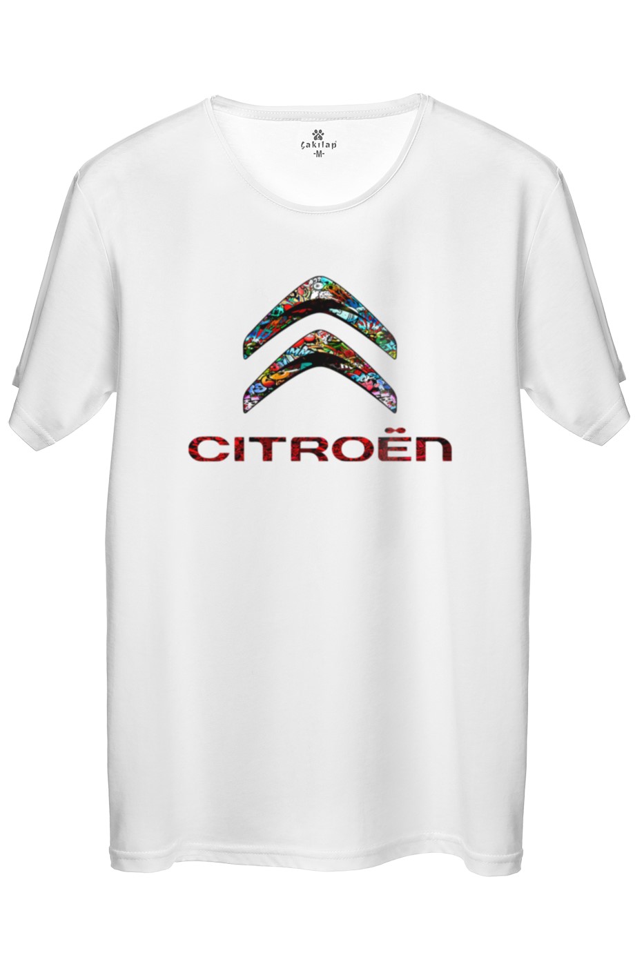 Citroen Logo Baskılı Regular Tişört