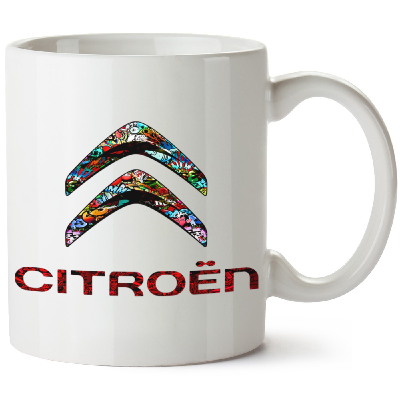 Citroen Logo Baskılı Porselen Kupa Bardak