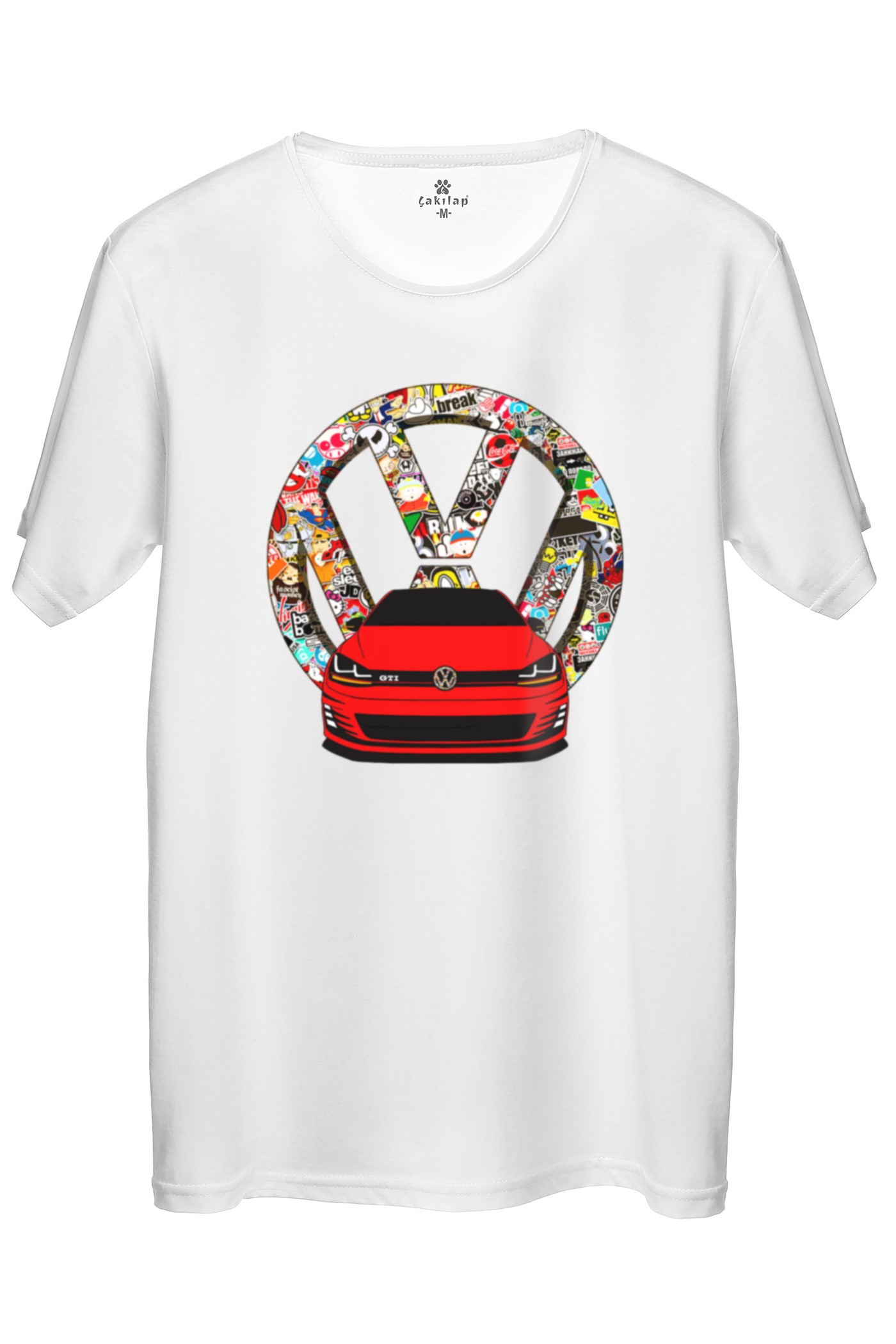 Vw Golf 7 Baskılı Regular Tişört