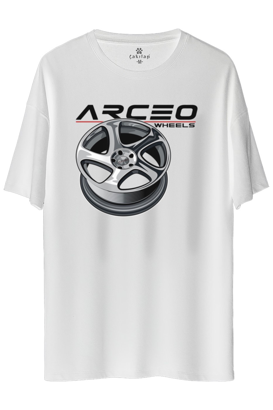 Arceo Jant Baskılı Oversize Tişört