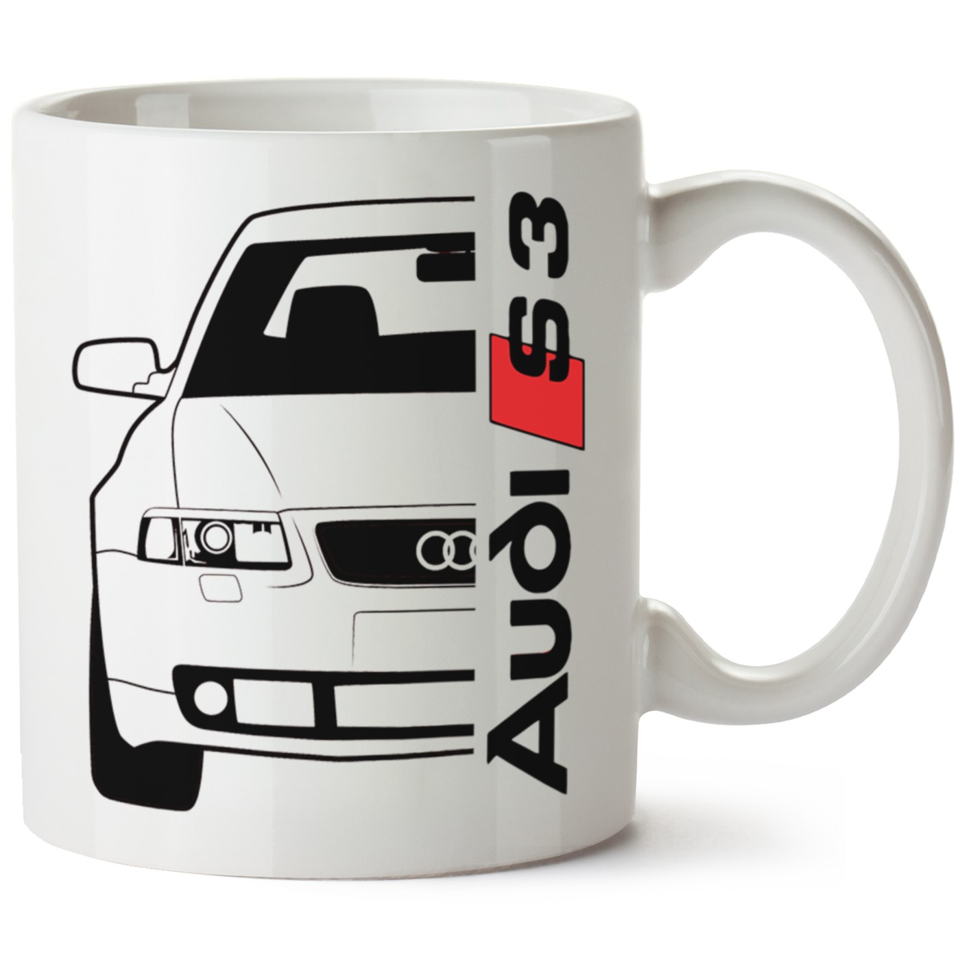 Audi A3 Mk1 Baskılı Porselen Kupa Bardak