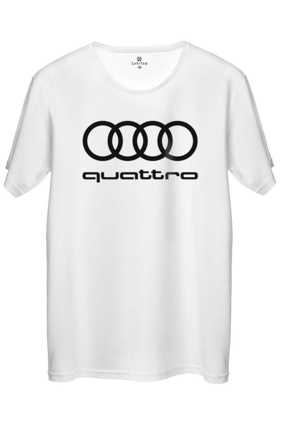 Audi Quattro Logo Baskılı Regular Tişört