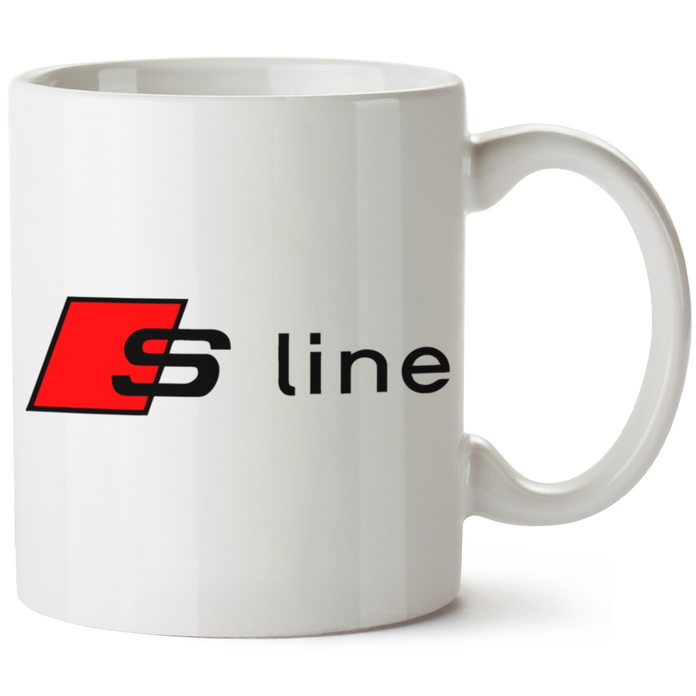 Audi S-Line Logo Baskılı Porselen Kupa Bardak