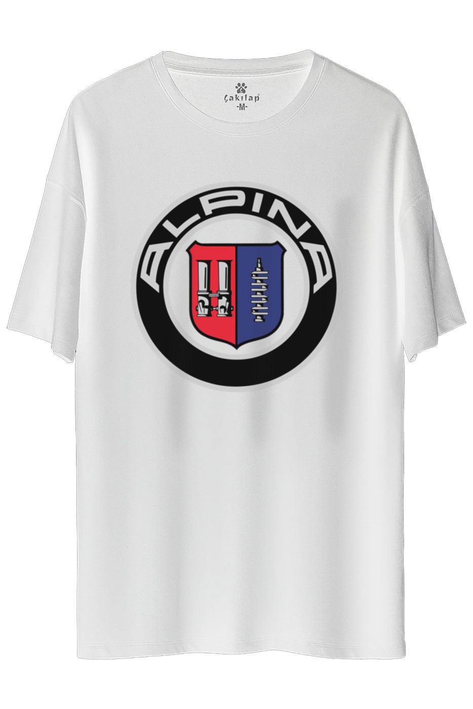 Bmw Alphina Baskılı Oversize Tişört
