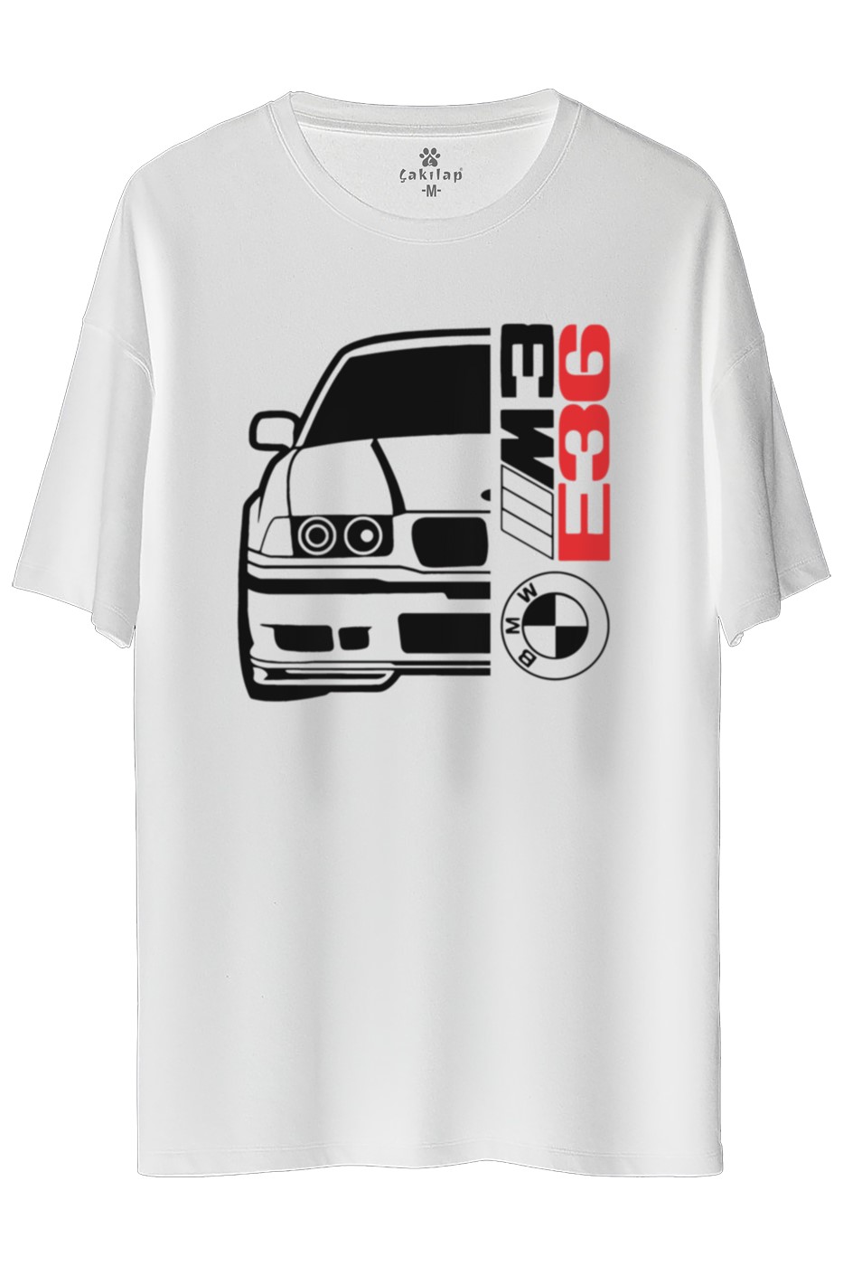 Bmw E36 Baskılı Oversize Tişört