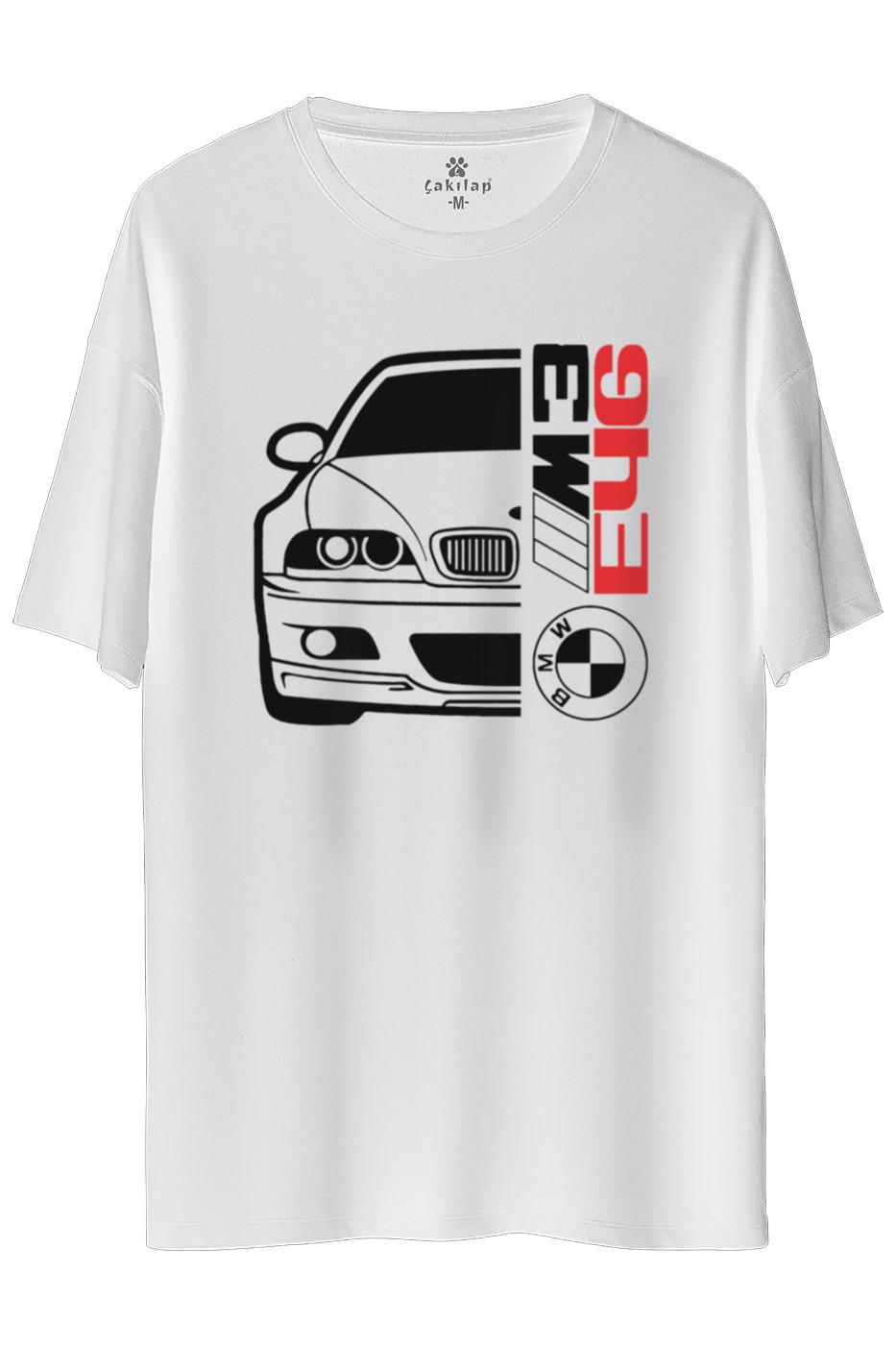 Bmw E46 Baskılı Oversize Tişört