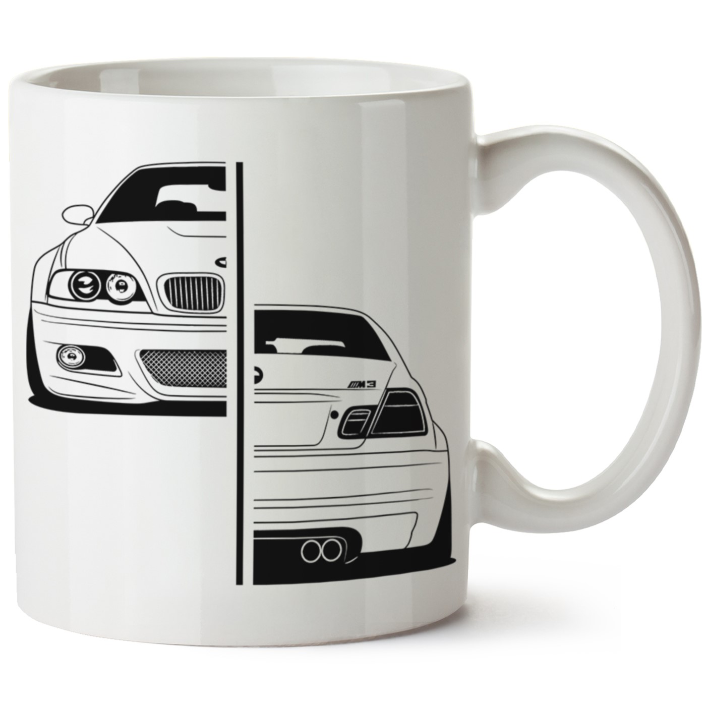 Bmw E46 Baskılı Porselen Kupa Bardak