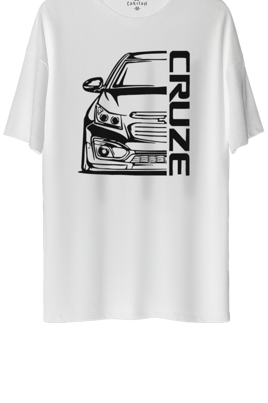 Chevrolet Cruze Baskılı Oversize Tişört