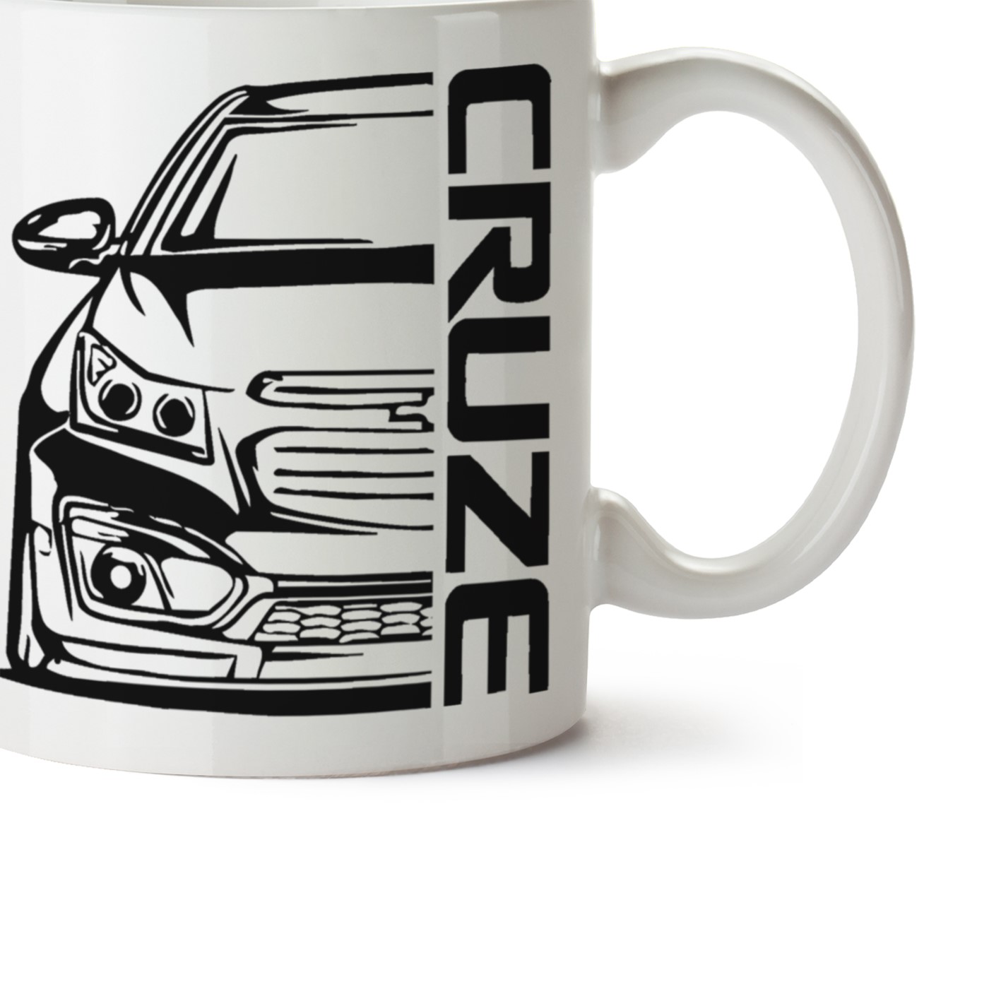 Chevrolet Cruze Baskılı Porselen Kupa Bardak