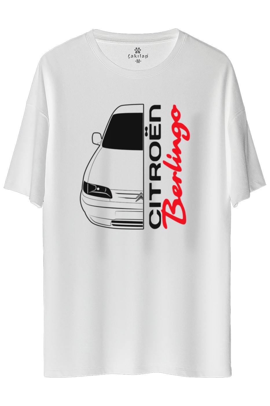 Citroen Berlingo Baskılı Oversize Tişört