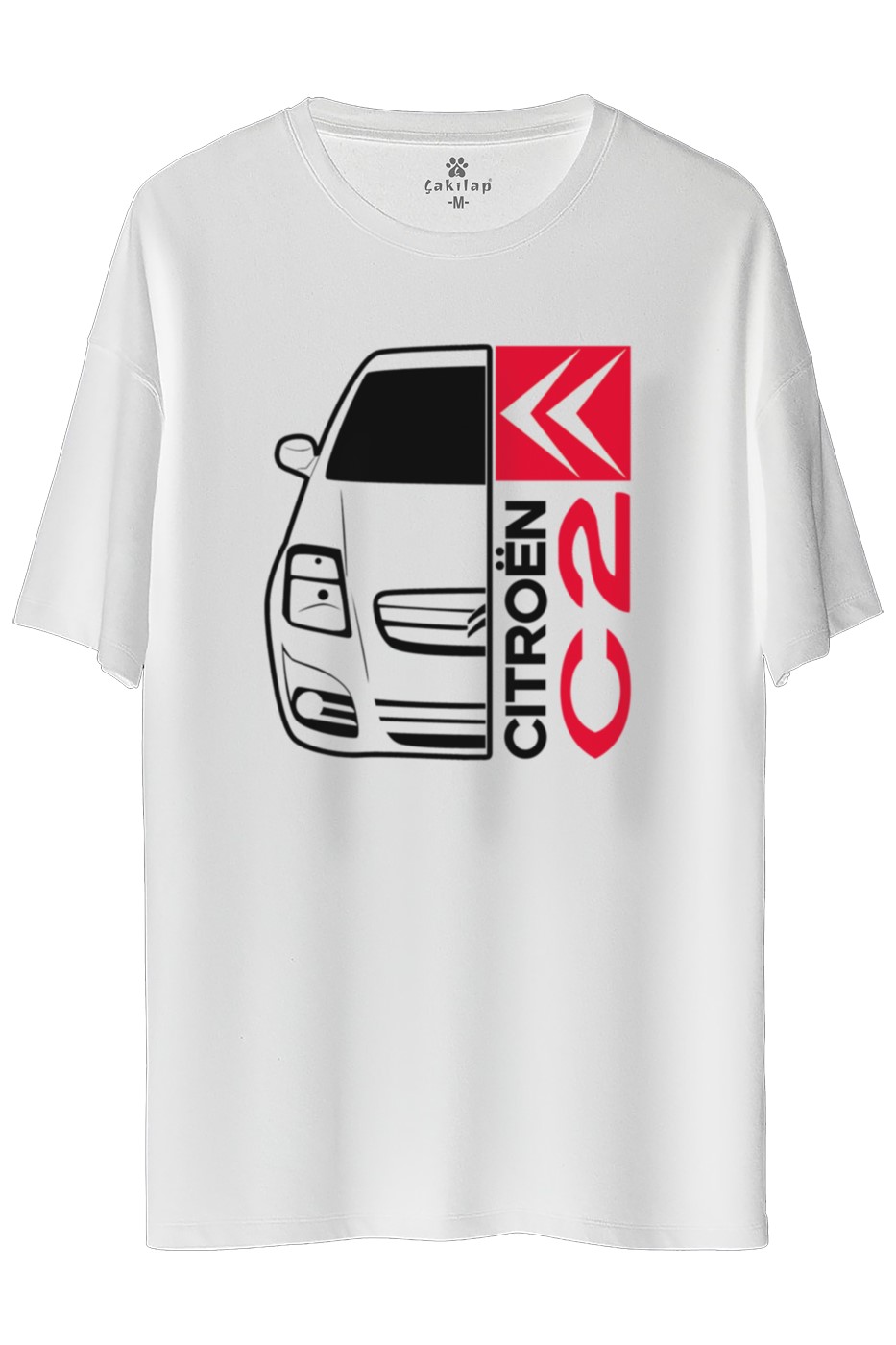 Citroen C2 Baskılı Oversize Tişört