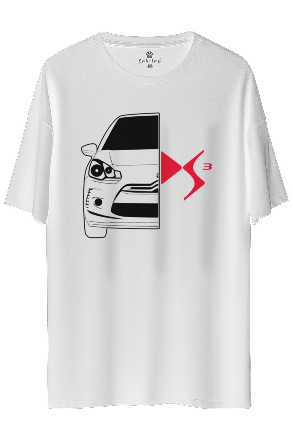 Citroen Ds3 Baskılı Oversize Tişört
