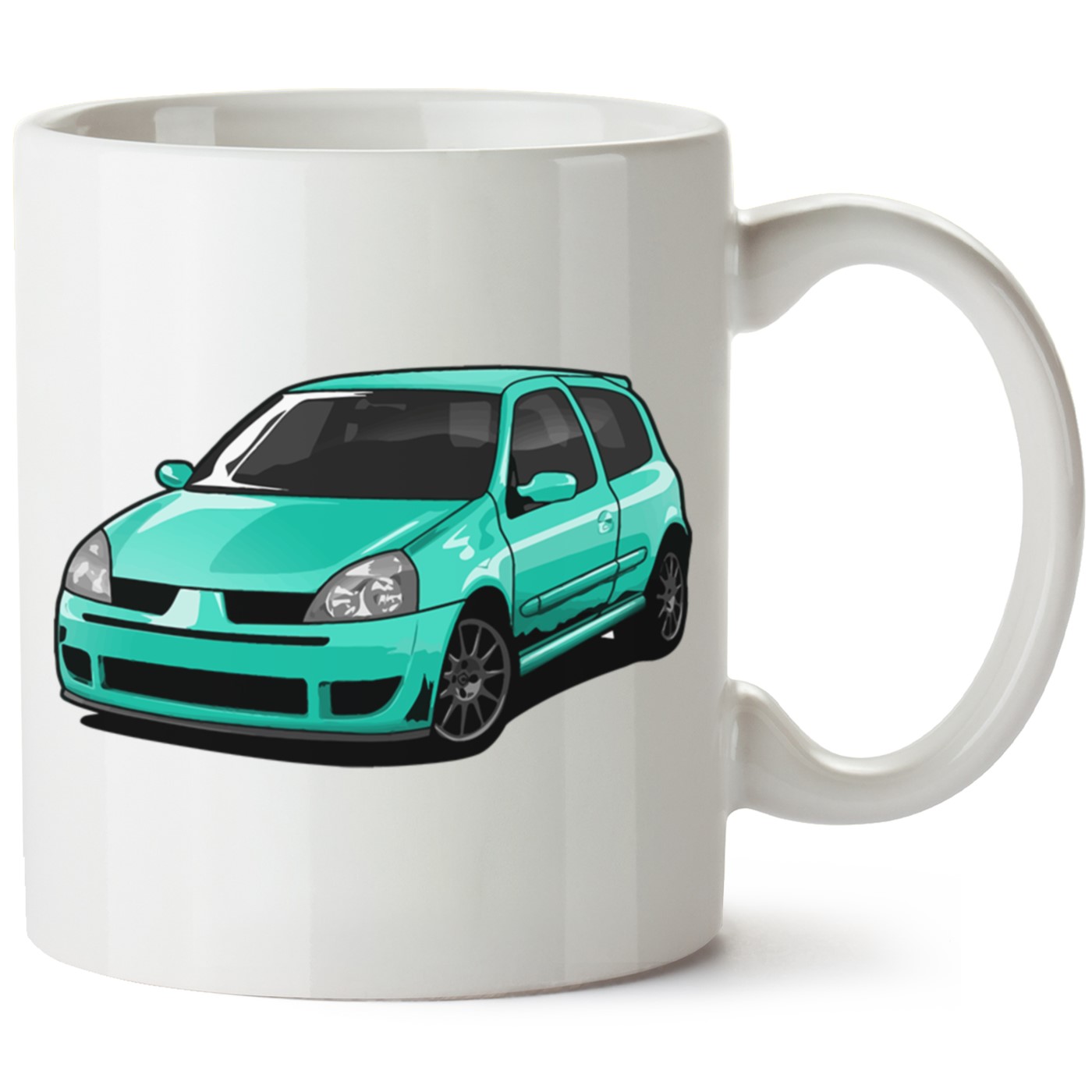 Renault Clio Symbol Baskılı Porselen Kupa Bardak