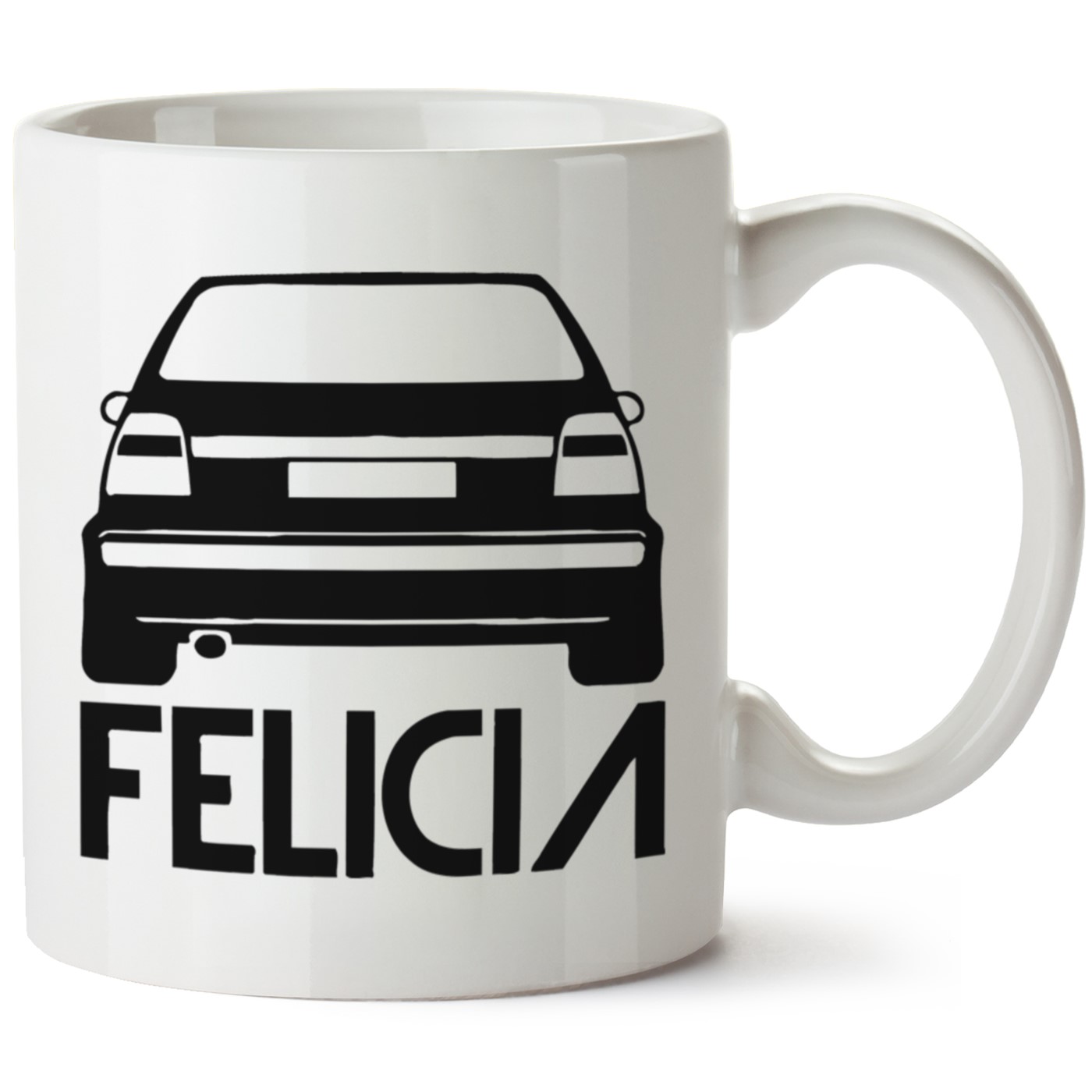 Skoda Felicia Baskılı Porselen Kupa Bardak