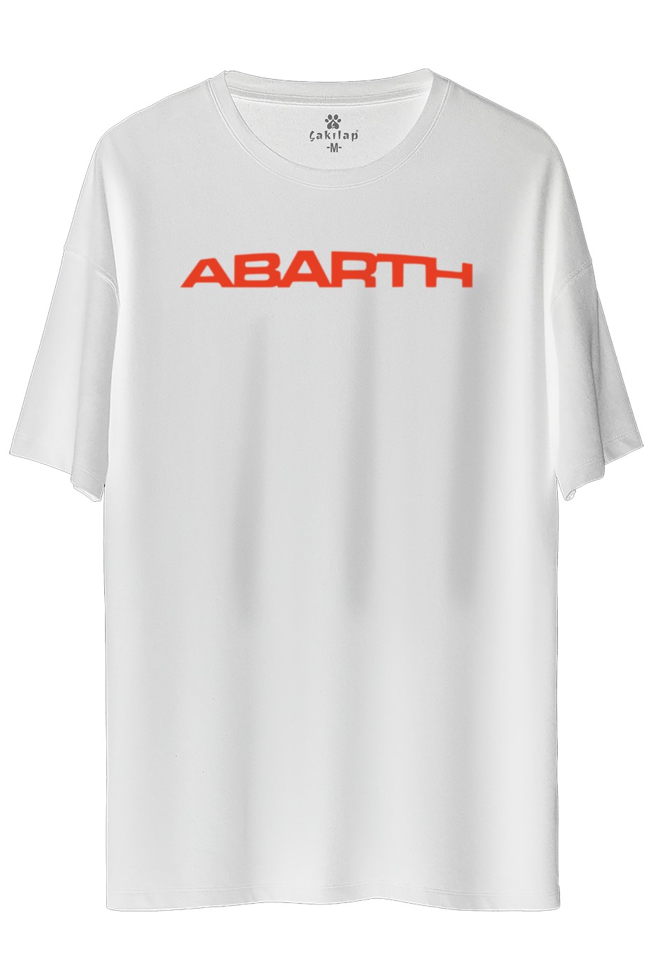 Fiat Abarth Logo  Baskılı Oversize Tişört