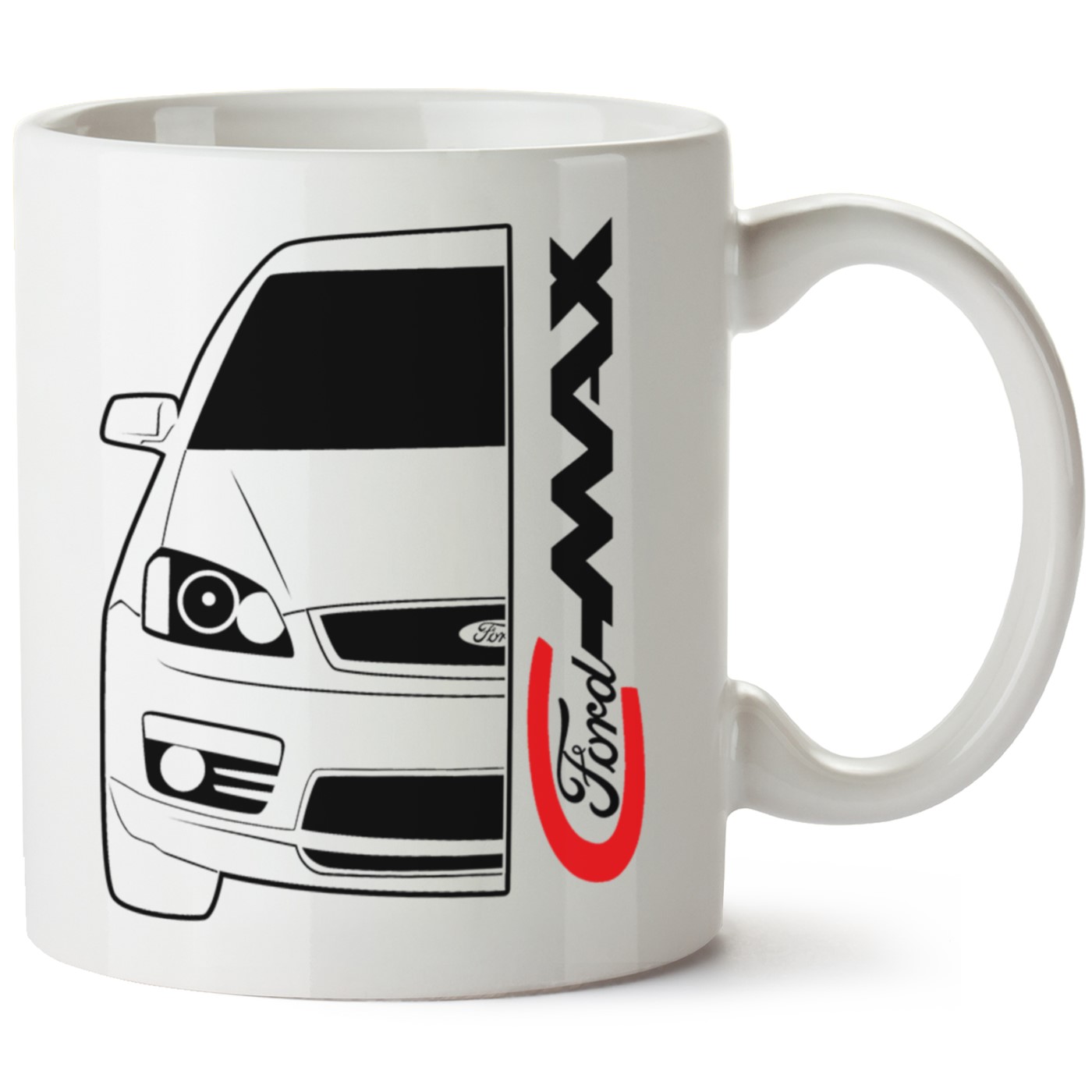 Ford Cmax Baskılı Porselen Kupa Bardak