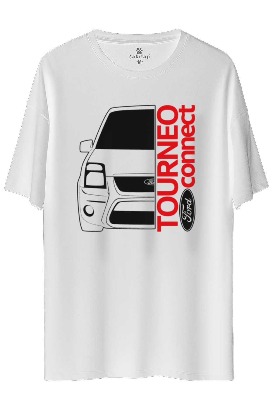 Ford Connect Baskılı Oversize Tişört