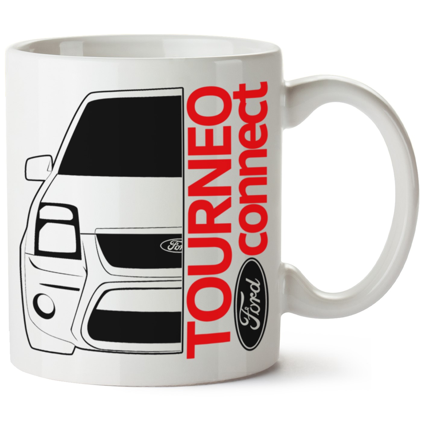 Ford Connect Baskılı Porselen Kupa Bardak