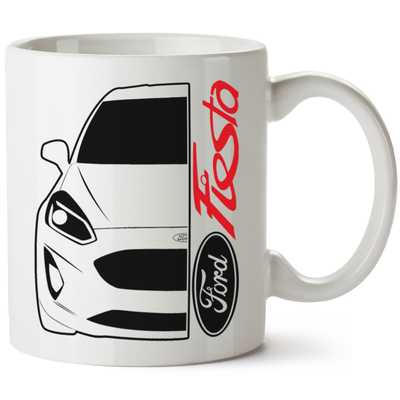 Ford Fiesta Mk9 Baskılı Porselen Kupa Bardak