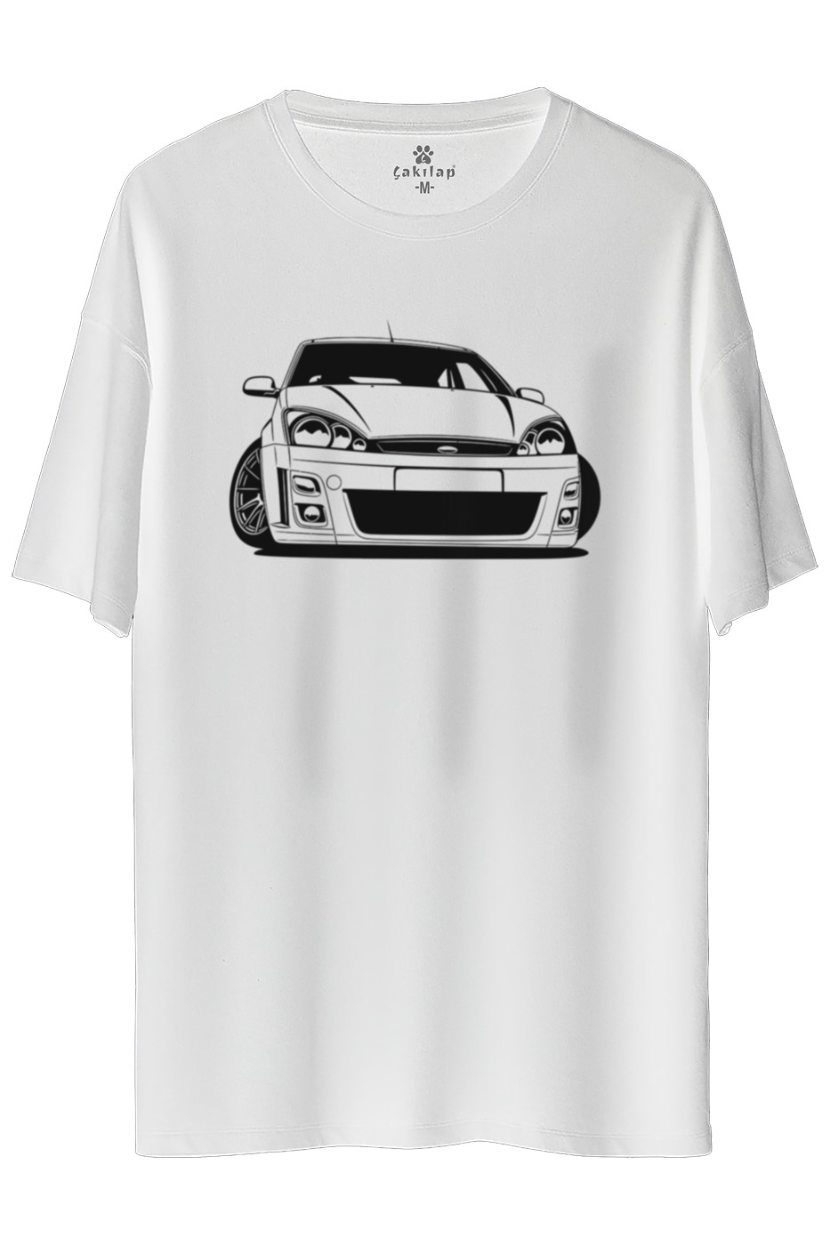 Ford Focus Mk1 Baskılı Oversize Tişört