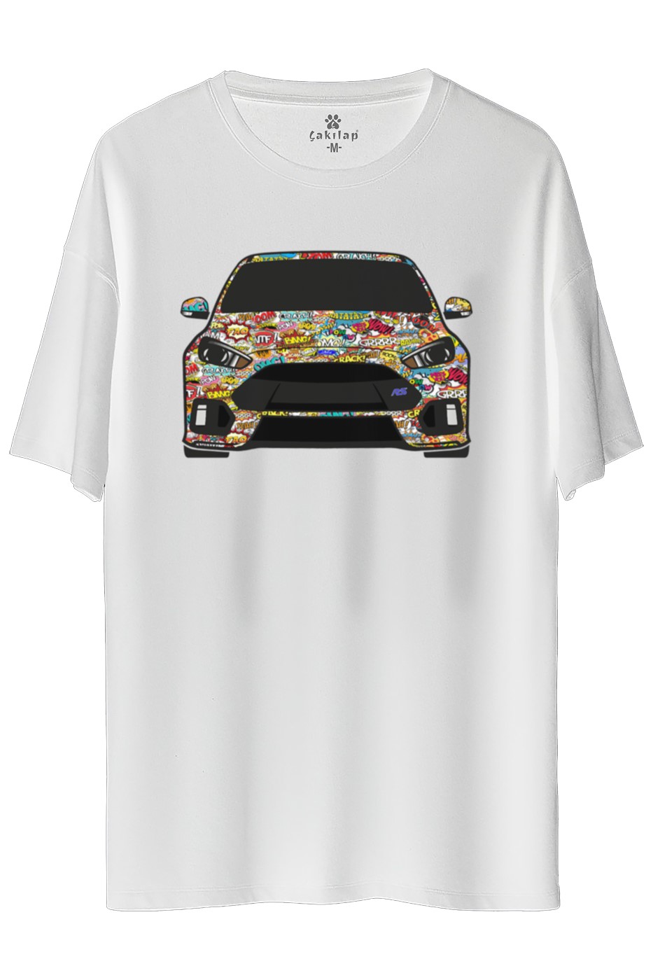 Ford Focus Mk4 Baskılı Oversize Tişört
