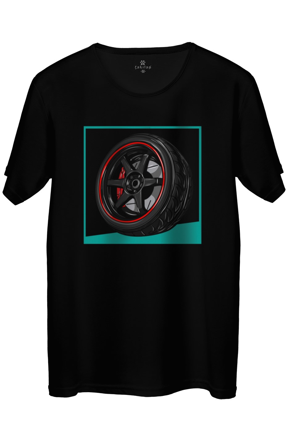 Jant Baskılı Regular Tişört