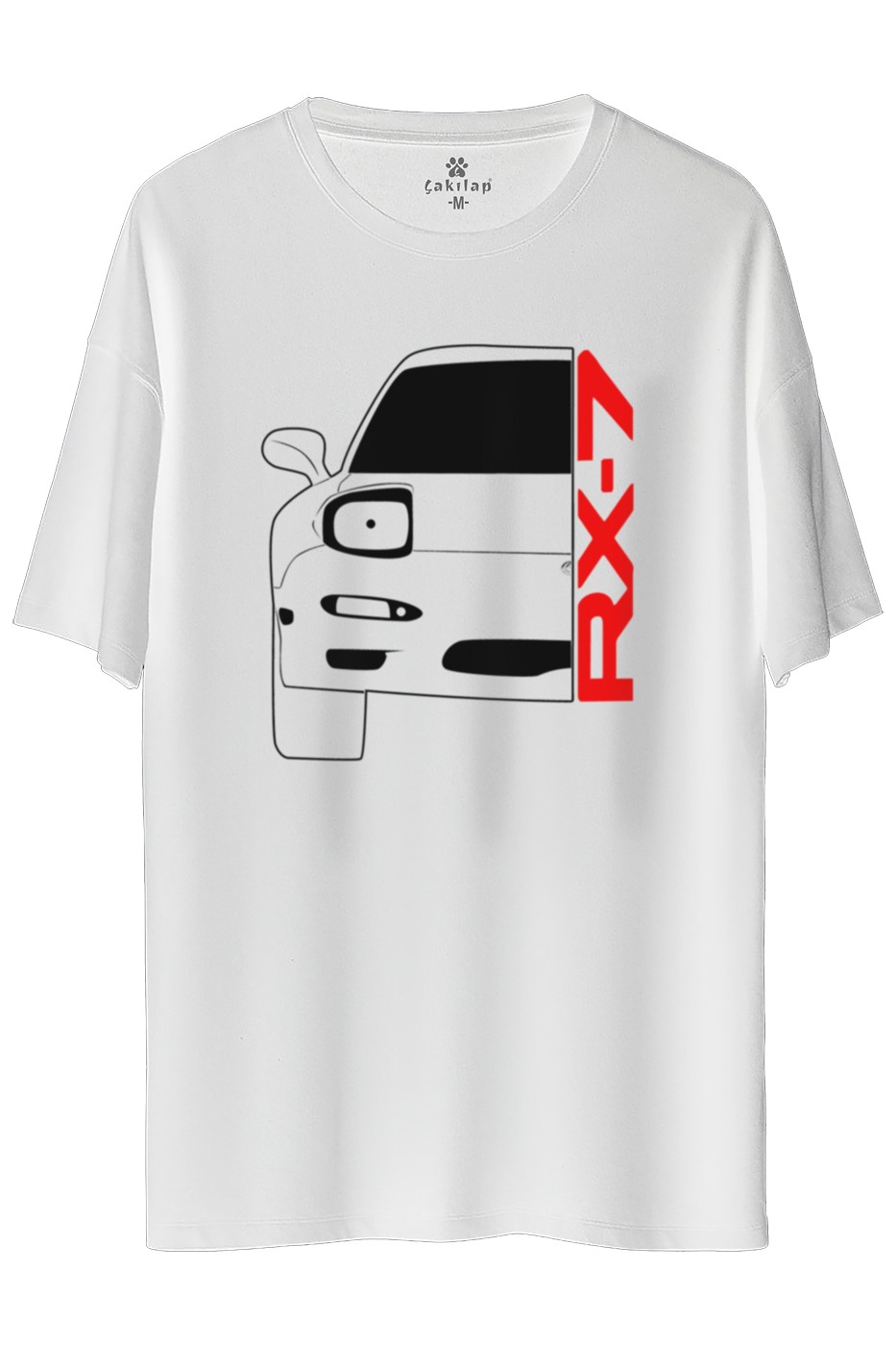 Mazda Rx7 Baskılı Oversize Tişört