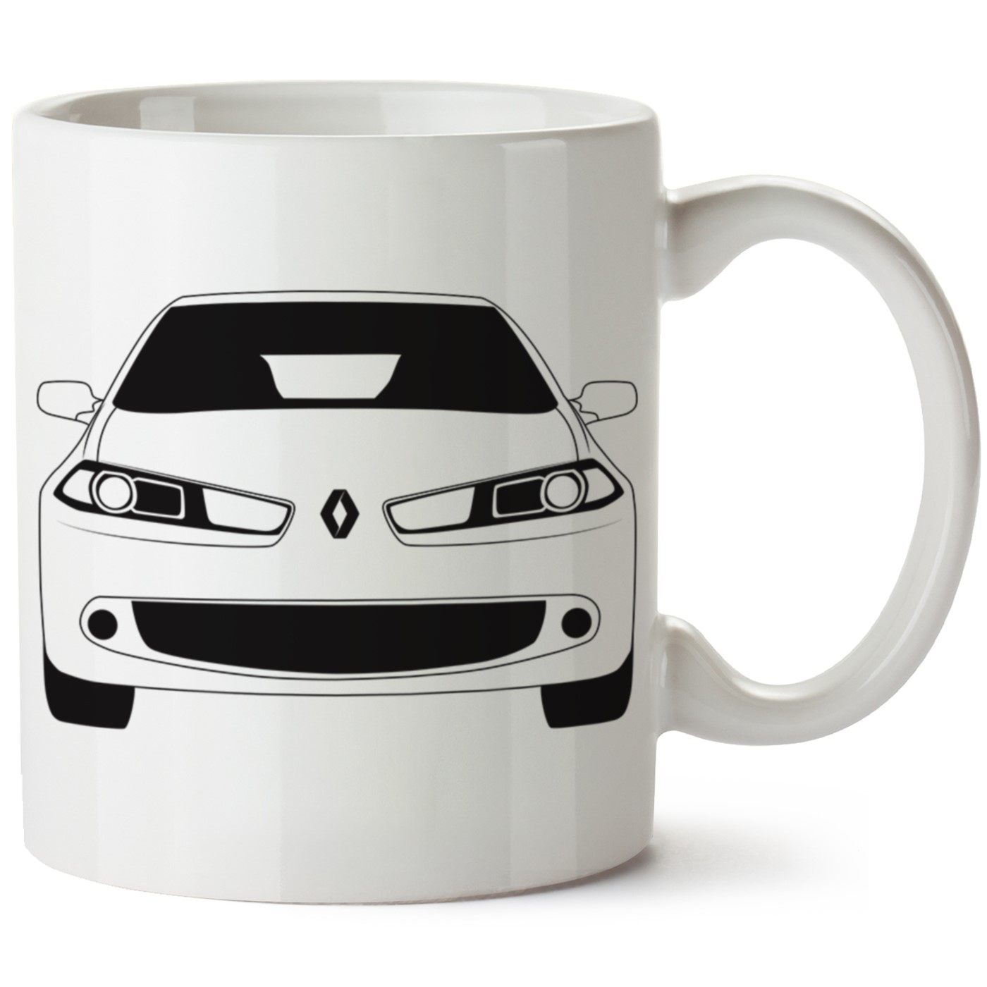 Renault Megane 2 Baskılı Porselen Kupa Bardak