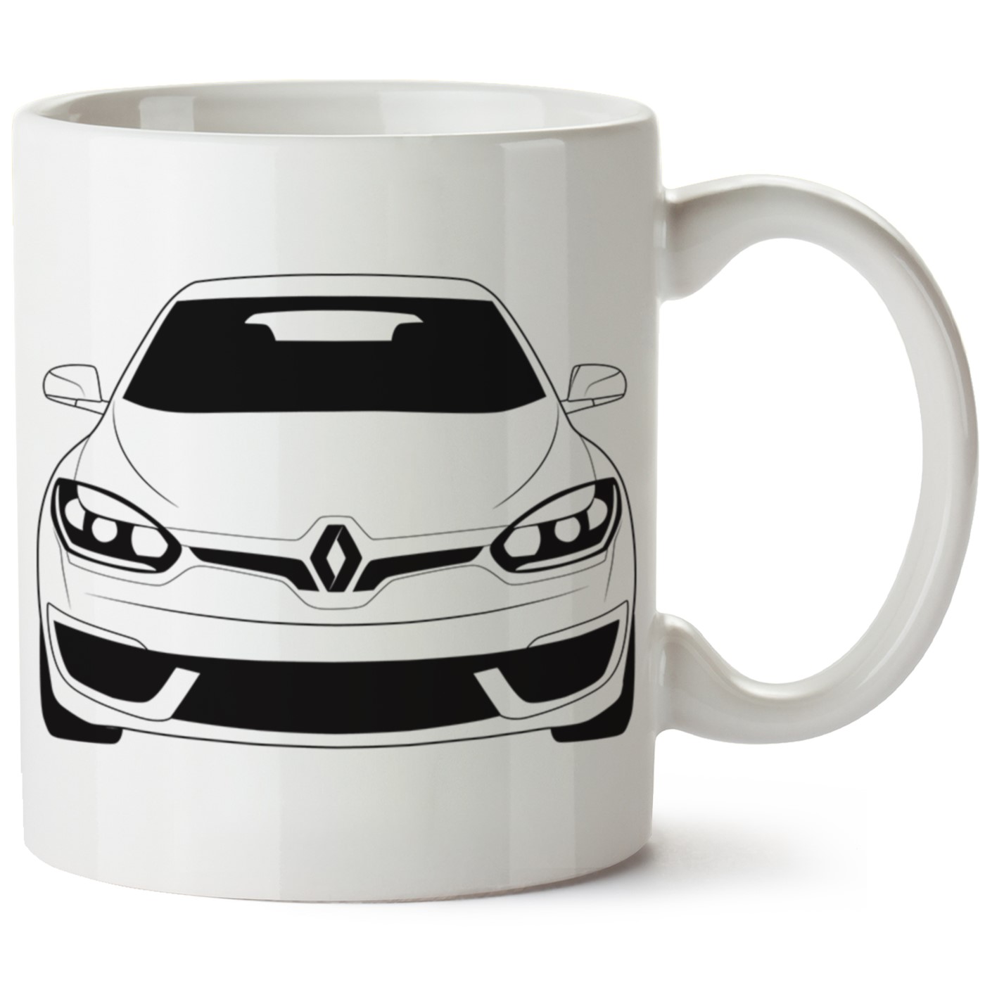 Renault Megane 3Fz3 Baskılı Porselen Kupa Bardak