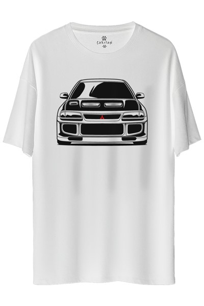 Mitsubishi Evo 4 Baskılı Oversize Tişört