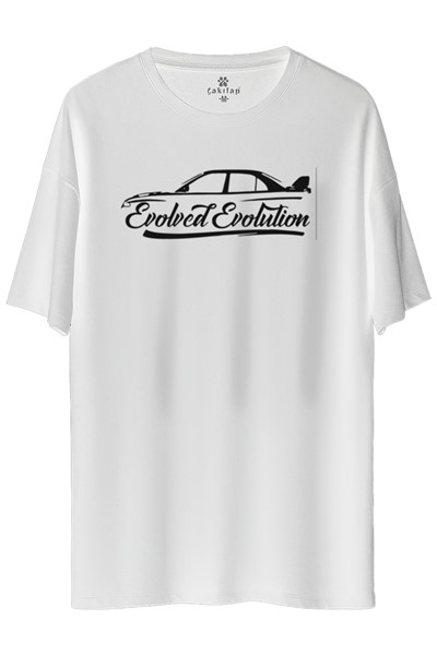 Mitsubishi Evo 5 Baskılı Oversize Tişört