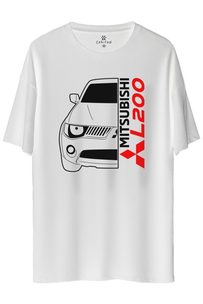 Mitsubishi L200 Baskılı Oversize Tişört