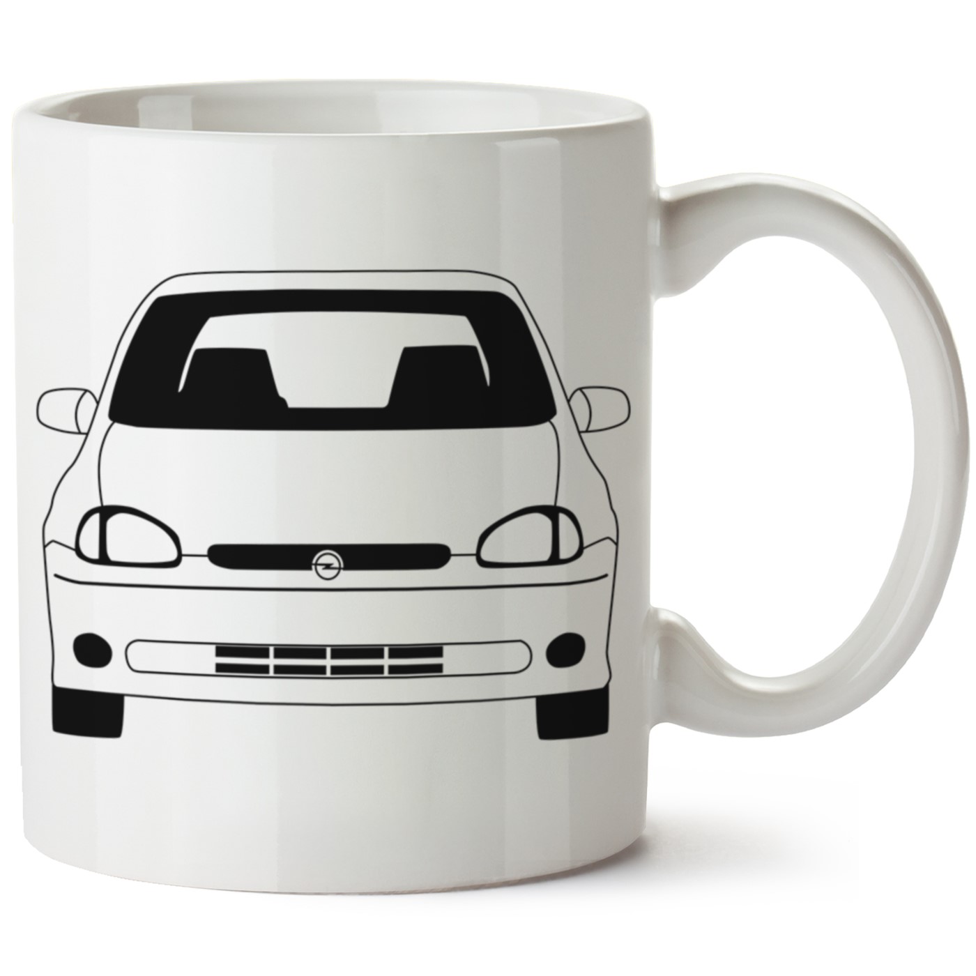 Opel Corsa B Baskılı Porselen Kupa Bardak