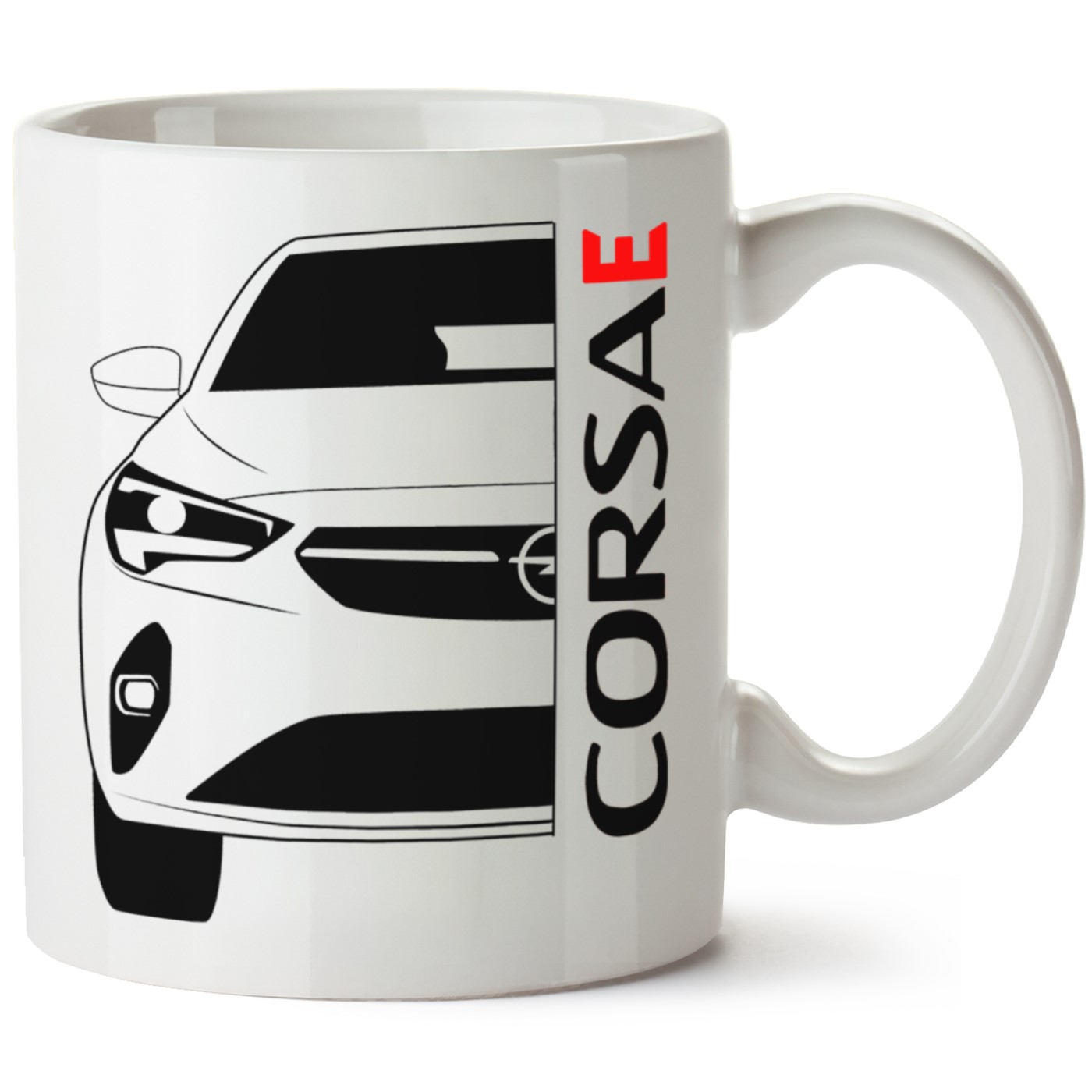 Opel Corsa E Baskılı Porselen Kupa Bardak