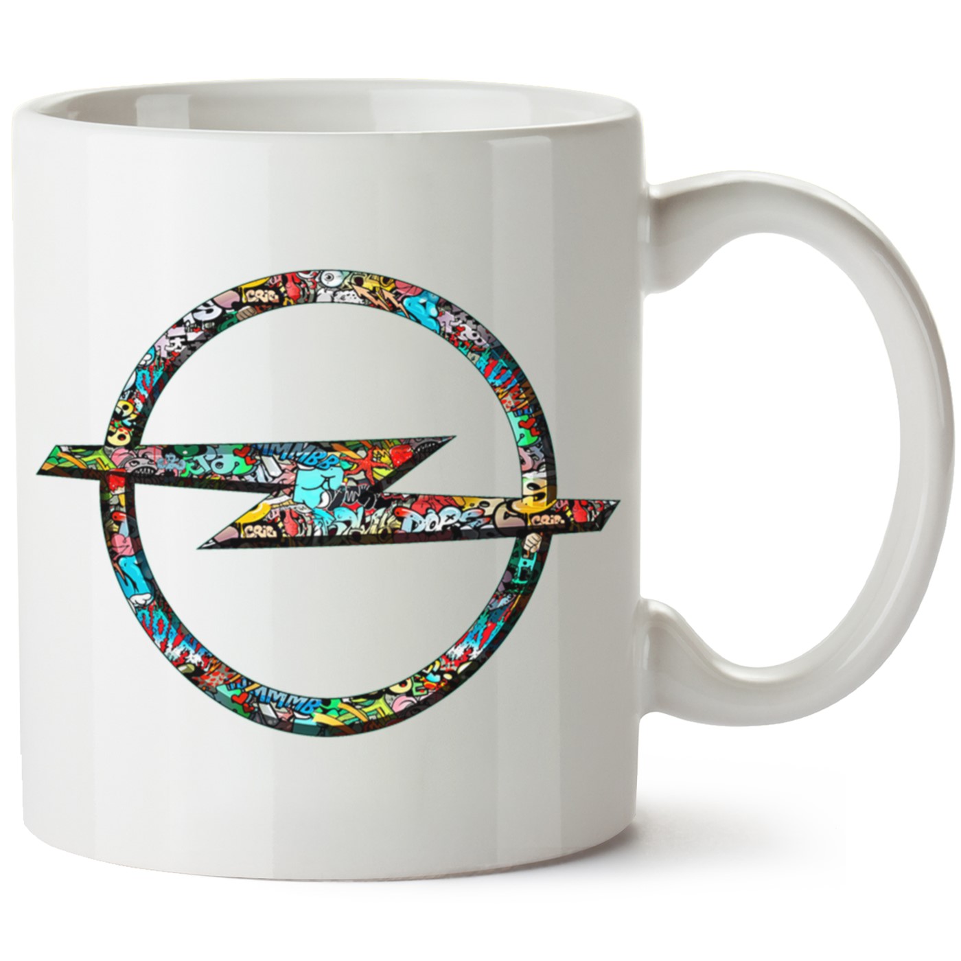 Opel Logo Baskılı Porselen Kupa Bardak