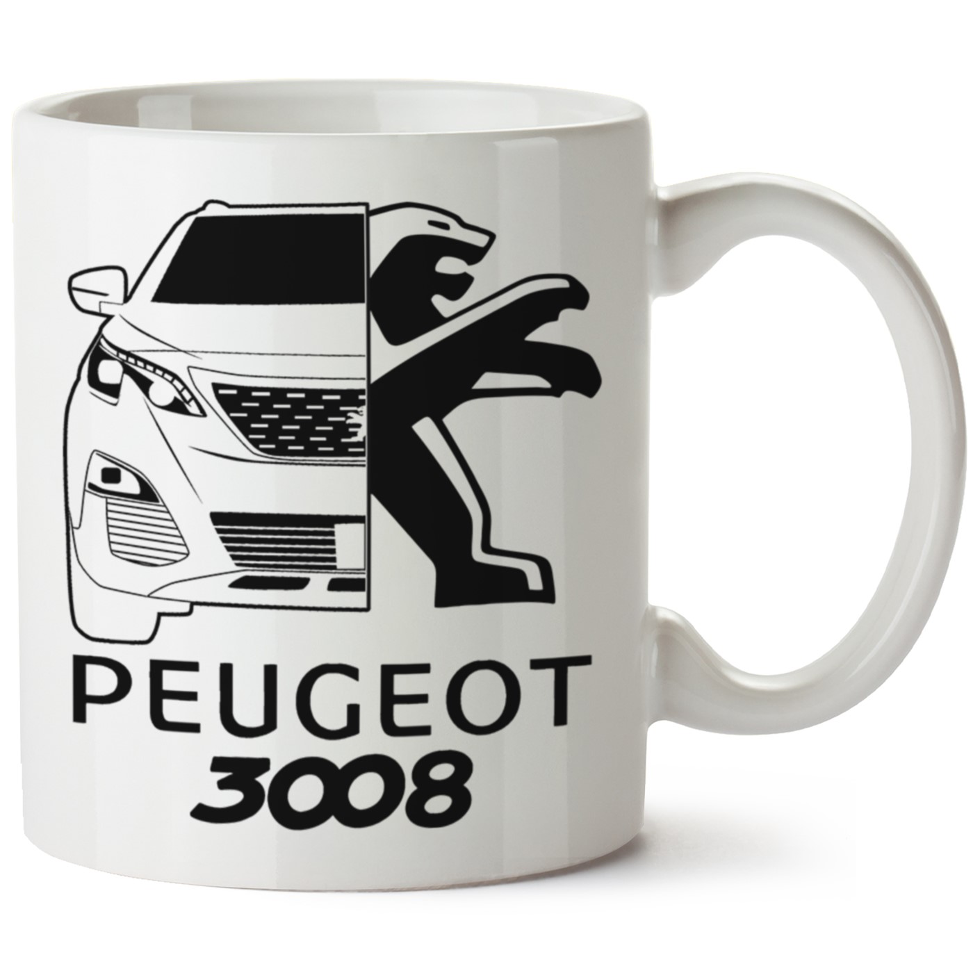 Peugeot 3008 Baskılı Porselen Kupa Bardak