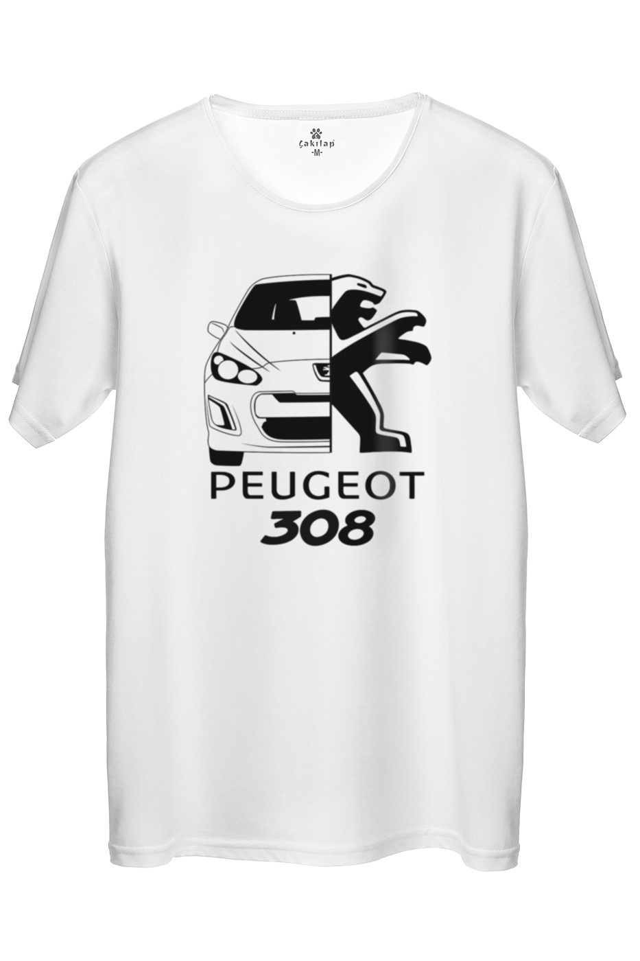 Peugeot 308 Baskılı Regular Tişört