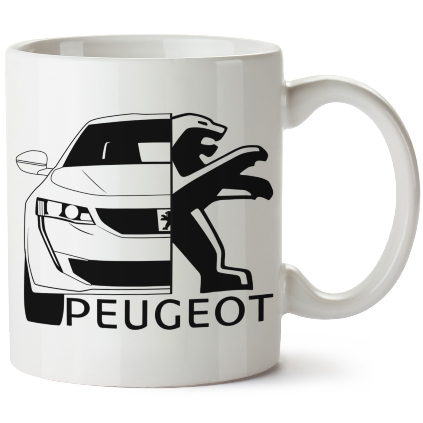 Peugeot 508 Baskılı Porselen Kupa Bardak