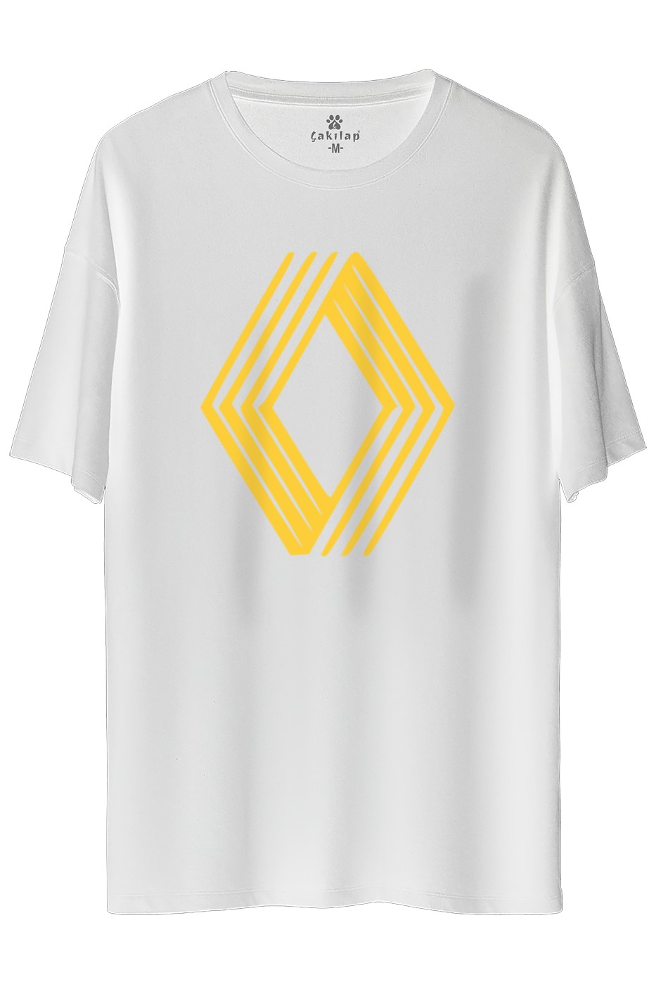 Renault Logo Baskılı Oversize Tişört