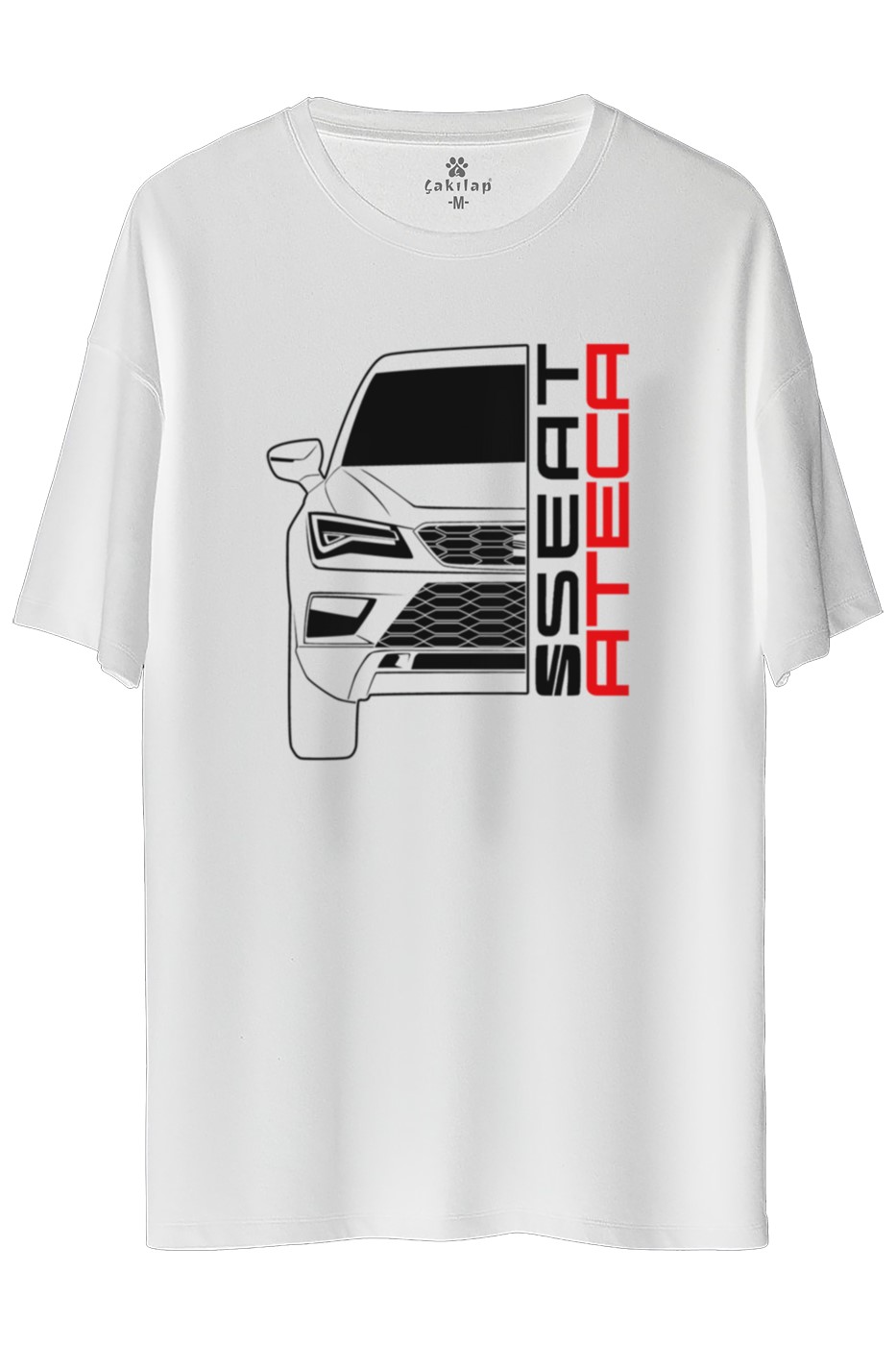 Seat Ateca Baskılı Oversize Tişört