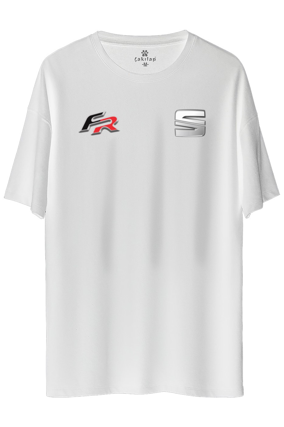 Seat FR Logo Baskılı Oversize Tişört